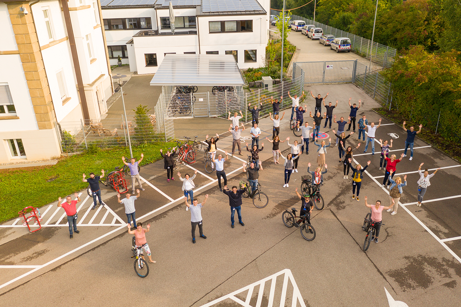 Mitarbeiter der ODR am ODRgoesgreen-Tag