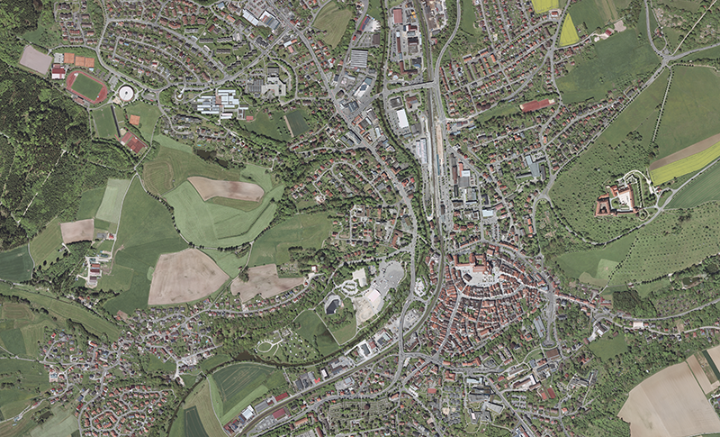Bild aus dem Geoportal zu Ellwangen 