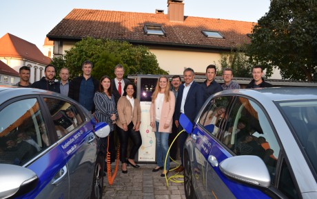Ladesäule Wört Einweihung Ladesäule