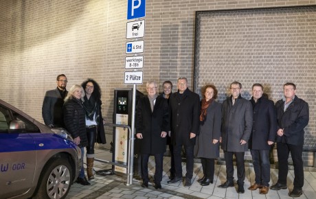 Ladesäule Bopfingen Einweihung Ladesäule