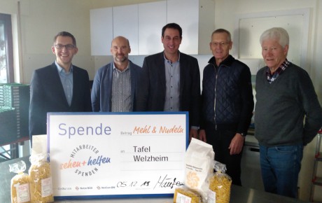 Spende Welzheim Spendenübergabe