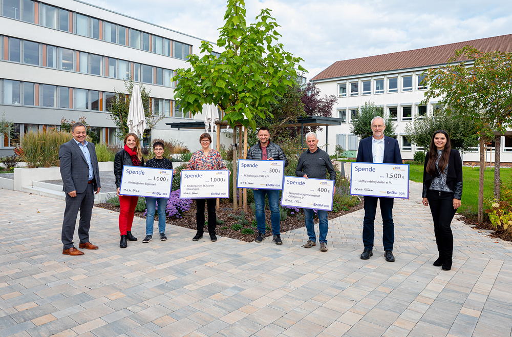 Scheckübergabe Umwelthelden in Ellwangen Scheckübergabe Umwelthelden in Ellwangen