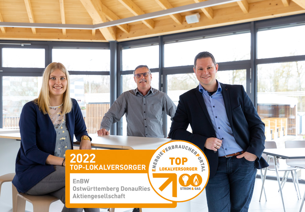 EnBW ODR ist Top-Lokalversorger 2022 EnBW ODR ist Top-Lokalversorger 2022