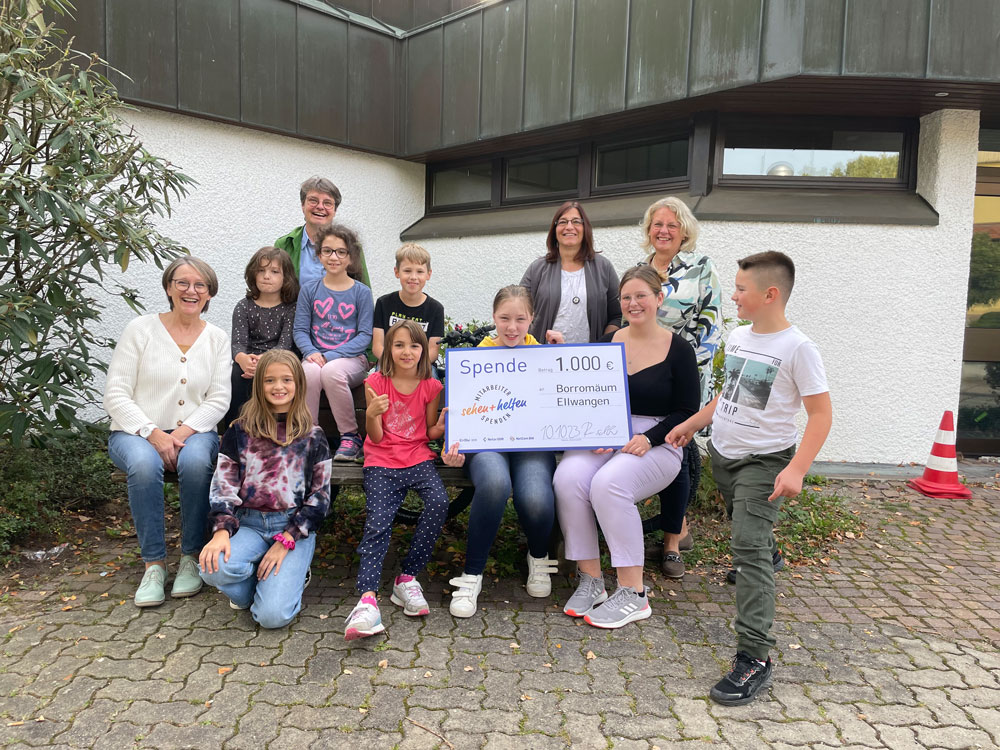 Spendenübergabe "Sehen und helfen" Schülerhort Borromäum Spendenübergabe "Sehen und helfen" Schülerhort Borromäum