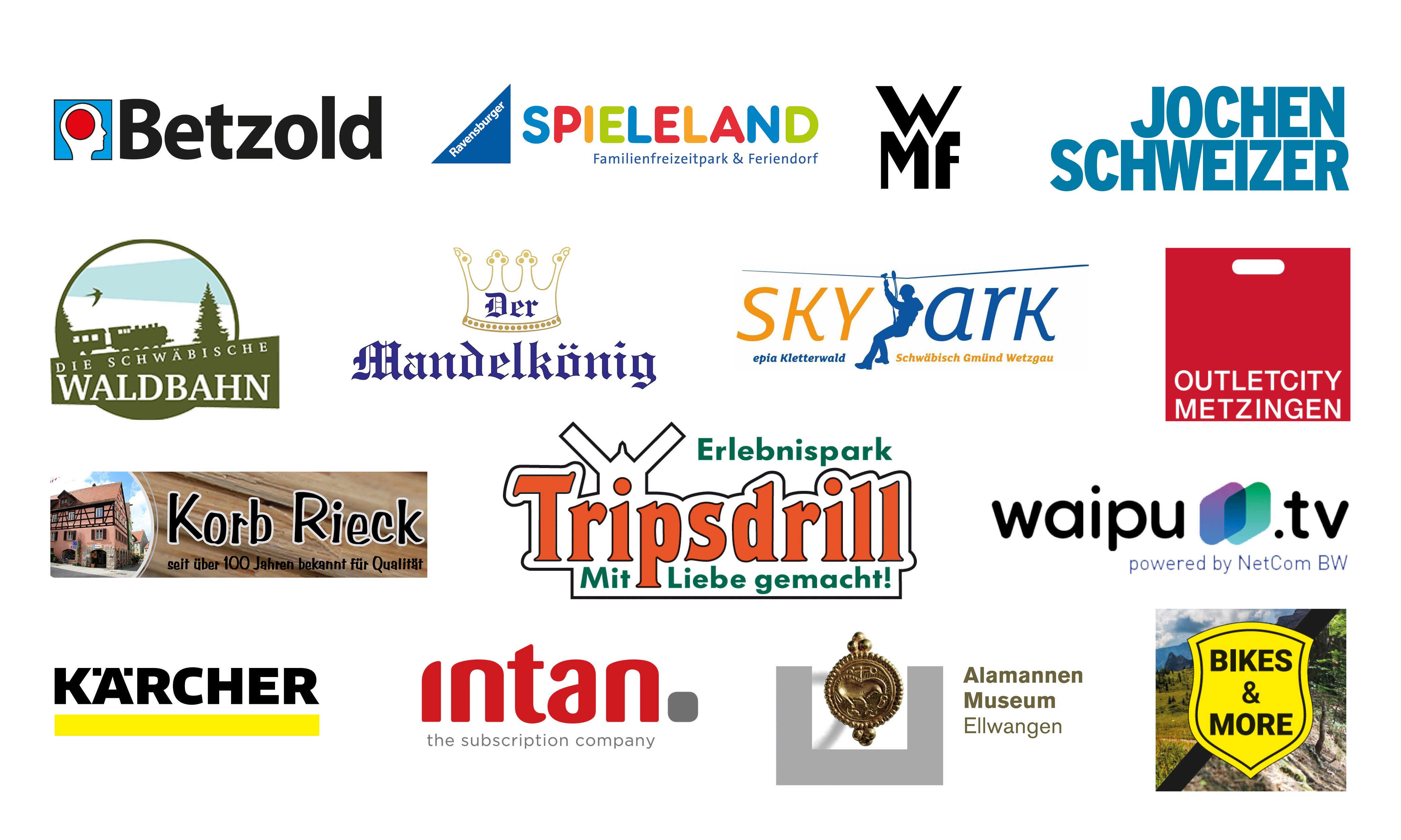 Logos der Vorteil+ Partner der EnBW ODR AG