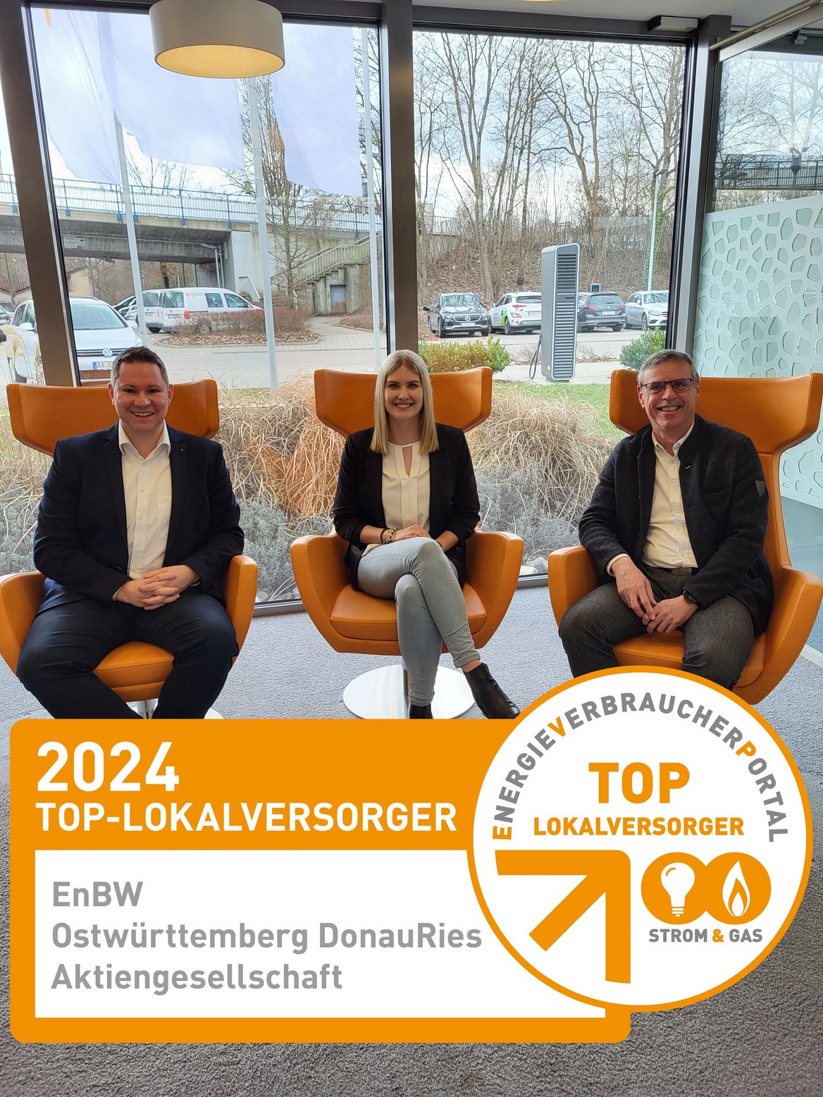 Auszeichnung Top Lokalversorger Auszeichnung Top Lokalversorger 2024 für Strom und Gas