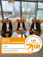 Auszeichnung Top Lokalversorger 2024 für Strom und Gas