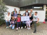 Spendenübergabe "Sehen und helfen" Schülerhort Borromäum