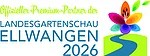 Offizielles Premiumpartner-Siegel der Landesgartenschau in Ellwangen 2026.