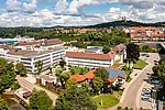 EnBW ODR Firmengelände in Ellwangen von oben 