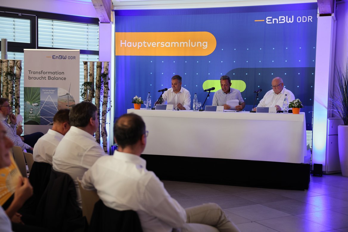 Die EnBW ODR hält ihre Jahreshauptversammlung