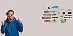 Grafik zum ODR Vorteil+ Programm. Dargestellt sind die Logos verschiedener Vorteilspartner aus den Bereichen Freizeit, Kultur, Shopping und Dienstleistungen. Erkennbar sind unter anderem Jochen Schweizer, Outletcity Metzingen, Skypark, Schwäbische Waldbahn, Der Mandelkönig, Betzold, Spatzolino, Soltako, F&H, Move4All, Korb Rieck, Kärcher, qeedo, waipu.tv, Infan, das Alamannenmuseum Ellwangen sowie Bikes & More. ODR-Kundinnen und ODR-Kunden können bei teilnehmenden Partnern Vorteile und Vergünstigungen nutzen.