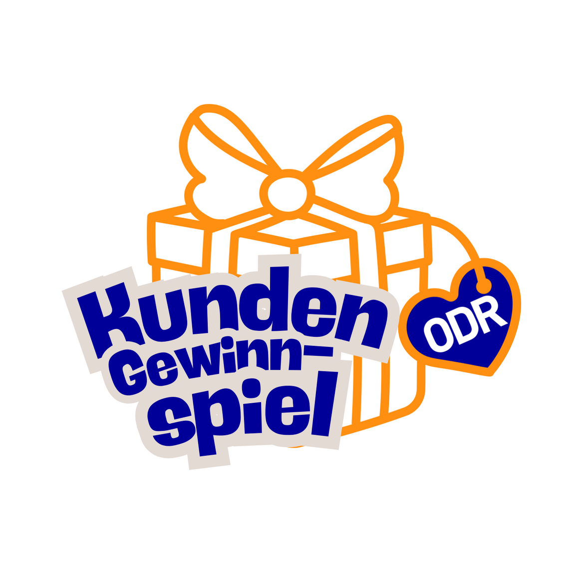 Geschenksymbol der EnBW ODR zum Kundengewinnspiel