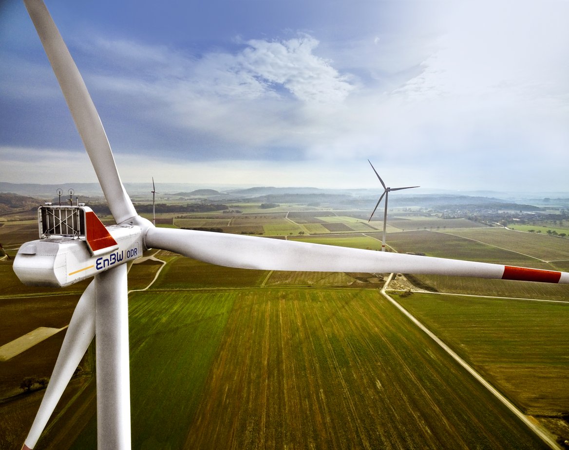 Windpark in Hausen am Bach