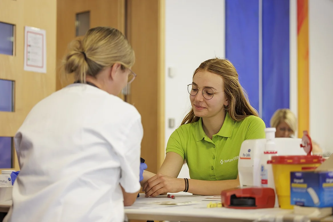 Blutspende bei der EnBW ODR