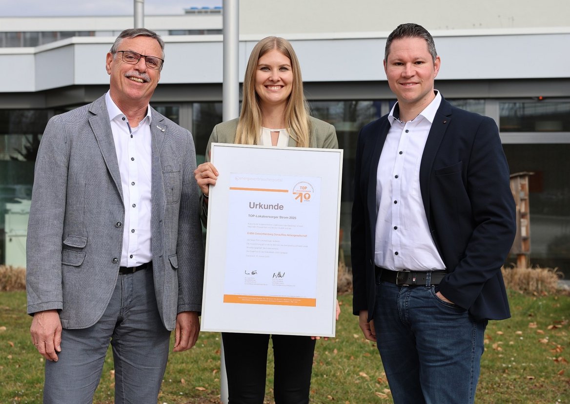 Auszeichnung Top-Lokalversorger 2025