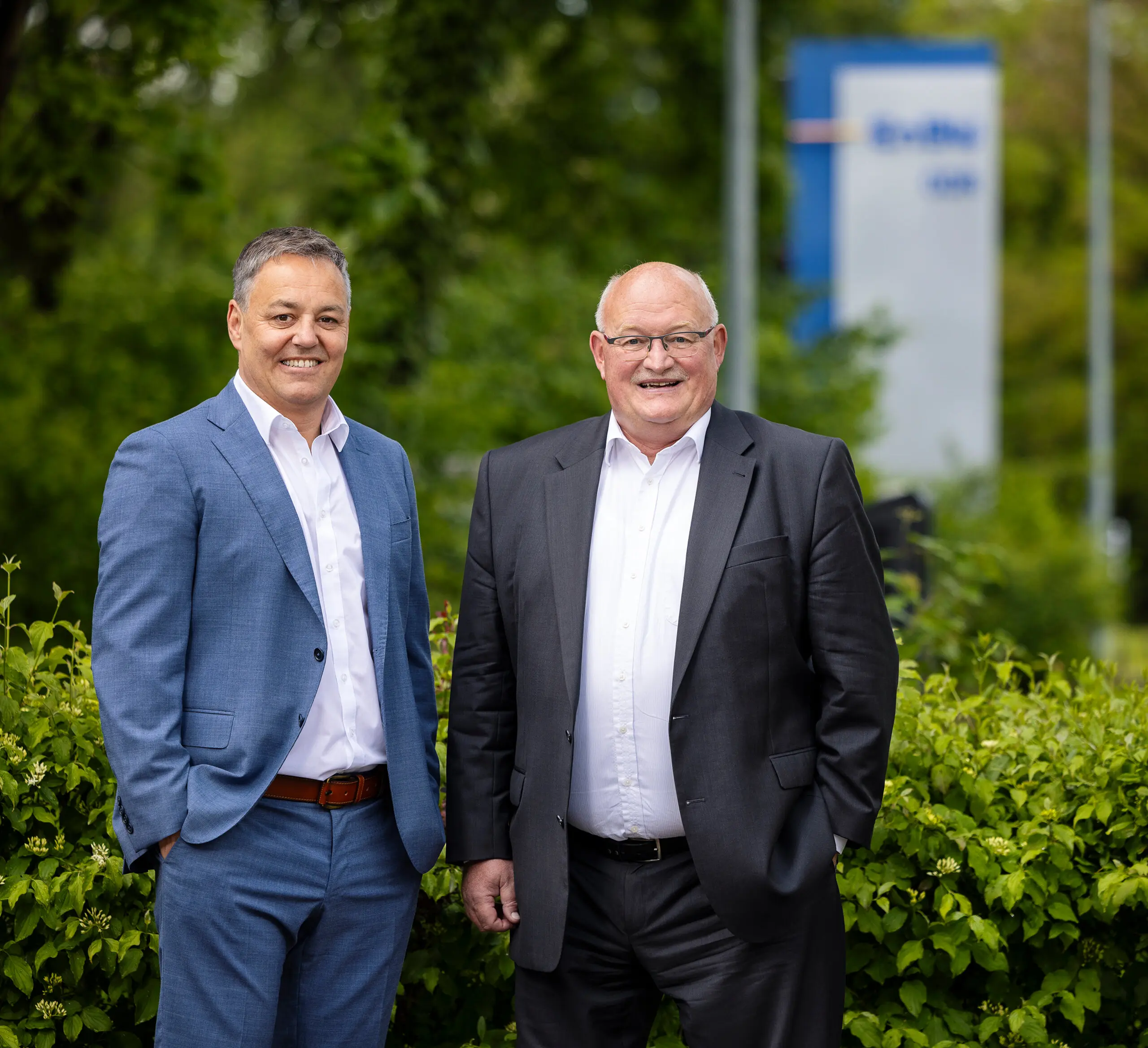 Sebastian Maier und Frank Reitmajer, Vorstände der EnBW ODR