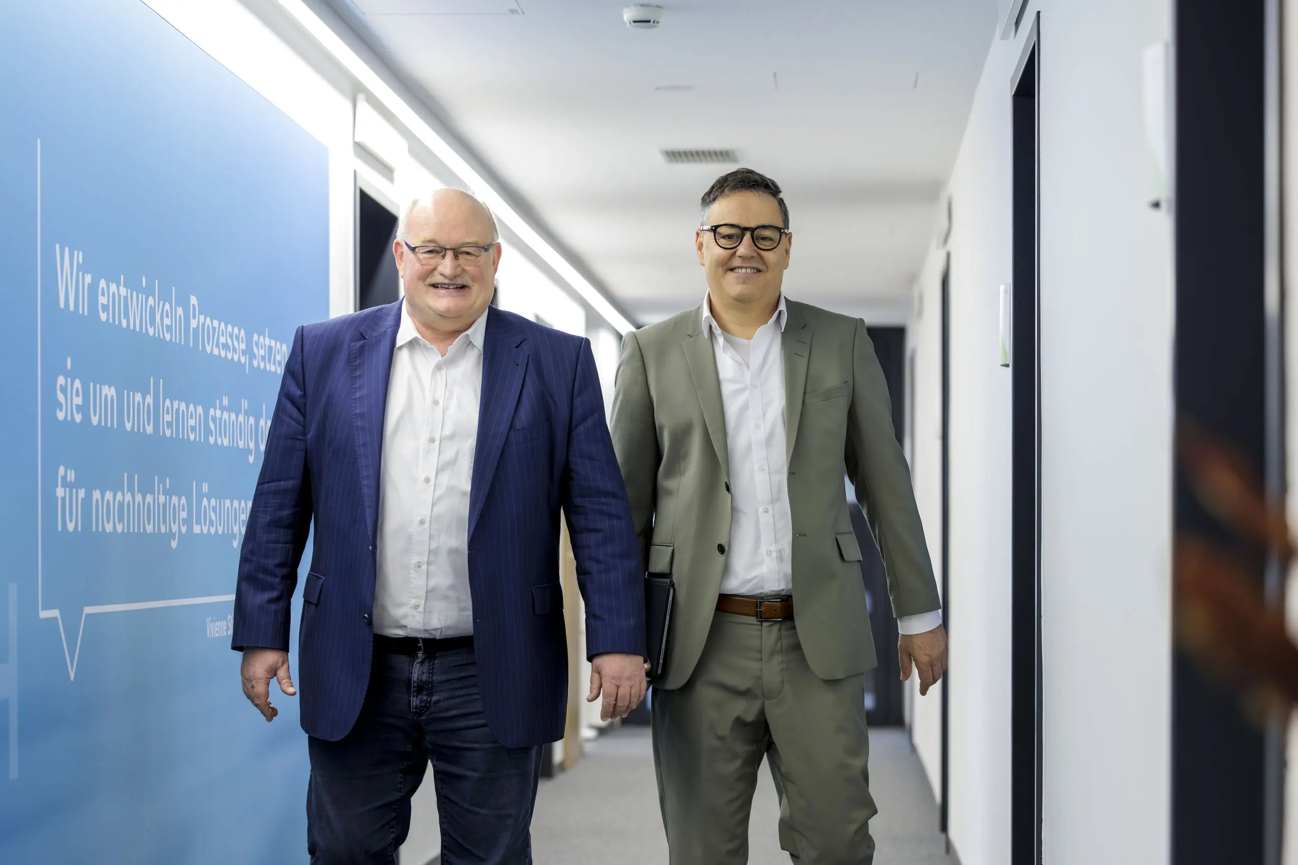 Sebastian Maier und Frank Reitmajer, Vorstände der EnBW ODR
